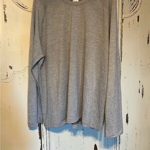 All in Motion Gray Long Sleeve performance tee